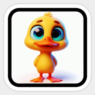 Animals, Insects and Birds - Duckling #33 Sticker